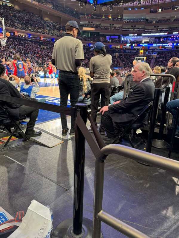 Madison Square Garden, section: 9, row: 1, seat: 12