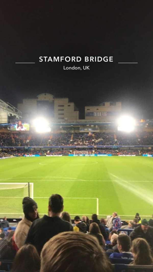 Stamford Bridge, section: Matthew Harding Lower 12, row: W, seat: 61