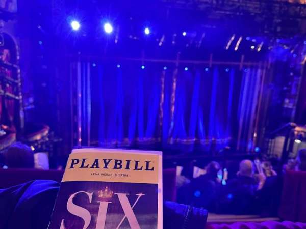 Lena Horne Theatre, section: Rear Mezzanine LC, row: E, seat: 124