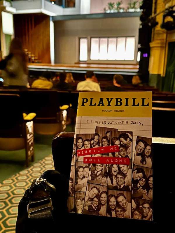Hudson Theatre, section: Orchestra R, row: P, seat: 2