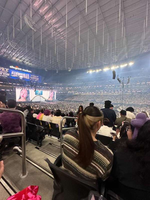 Allegiant Stadium, section: 107, row: 25, seat: 22