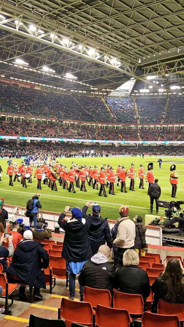 Principality Stadium, section: L37, row: 14, seat: 5