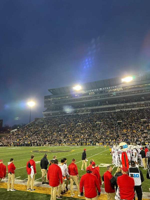 Kinnick Stadium, section: 104, row: 3, seat: 24