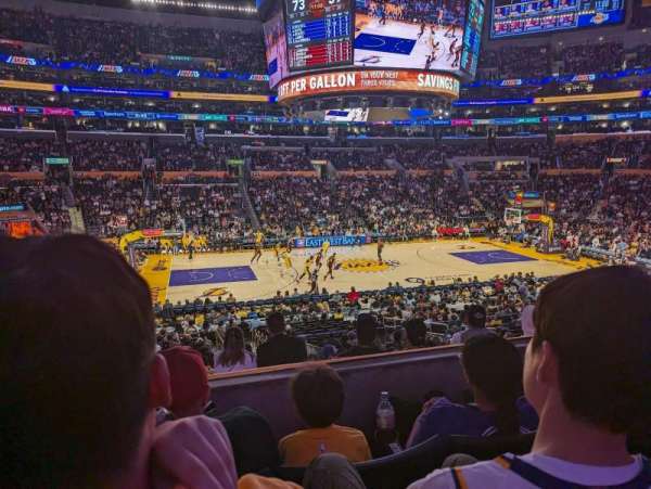Crypto.com Arena, section: PR15, row: 3, seat: 9