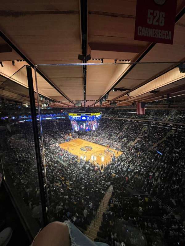 Madison Square Garden, section: 317, row: 1, seat: 1