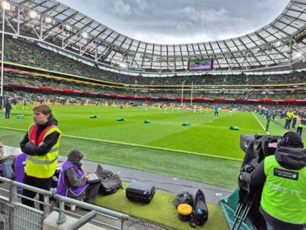 Aviva Stadium, section: 133, row: C, seat: 10