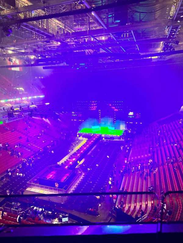 Kaseya Center, section: 414, row: 1, seat: 17