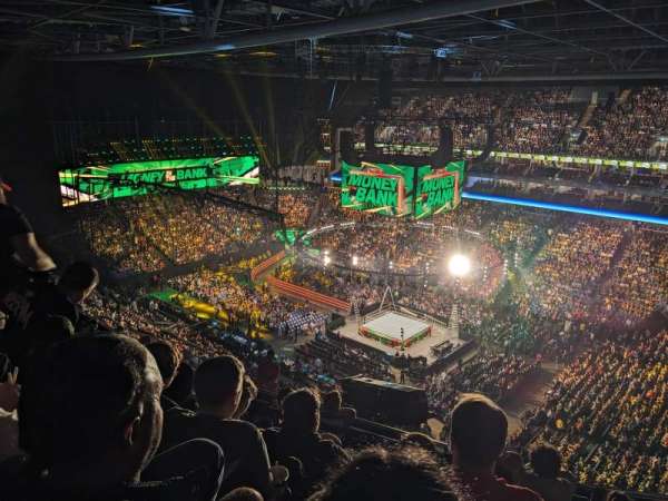 The O2, London, section: 406, row: M, seat: 595