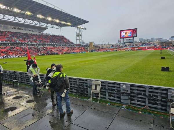 bmo field, section: 113, row: 1, seat: 7
