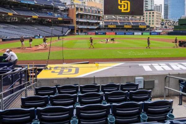 Petco Park, section: 105, row: 13