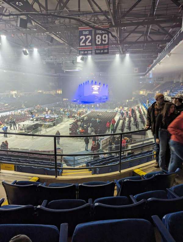 Dow Event Center, section: U4, row: N, seat: 6