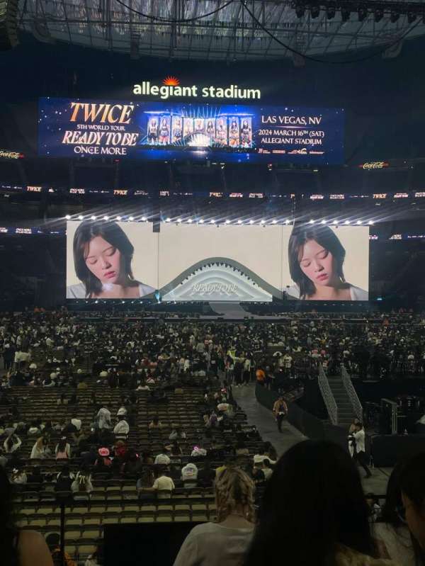 Allegiant Stadium, section: 102, row: 14, seat: 15