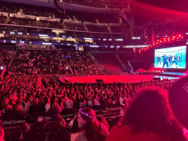 Prudential Center, section: 8, row: 8, seat: 9