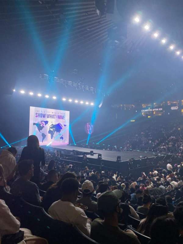 Oakland Arena, section: 114, row: 7, seat: 2