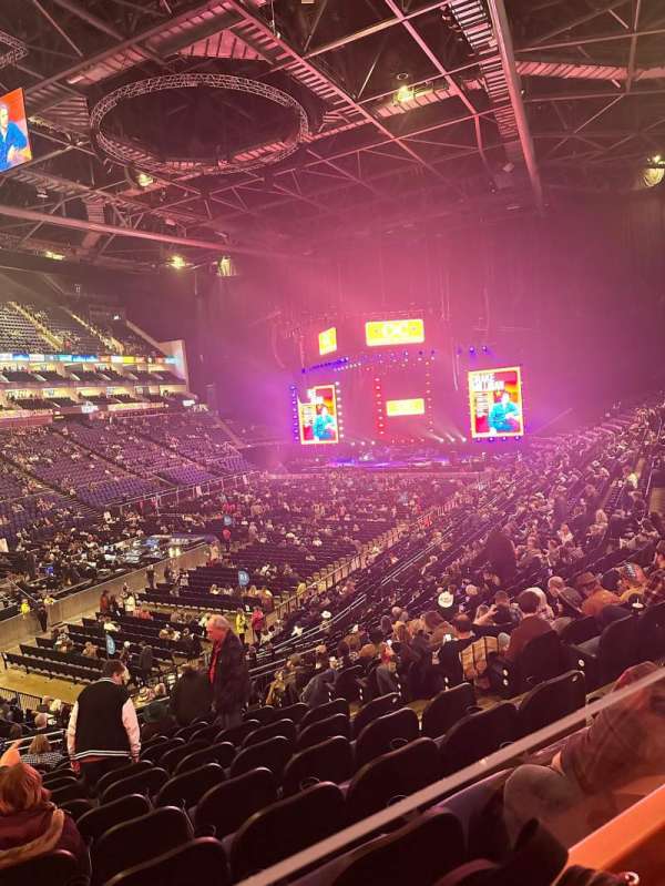 The O2, London, section: D109, row: ZZ, seat: 95