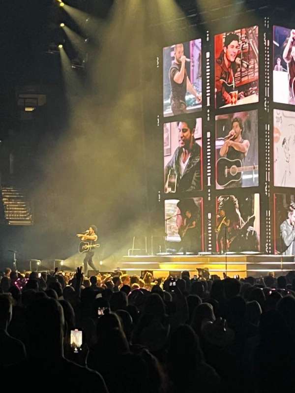 Bridgestone Arena, section: 105, row: BB, seat: 6