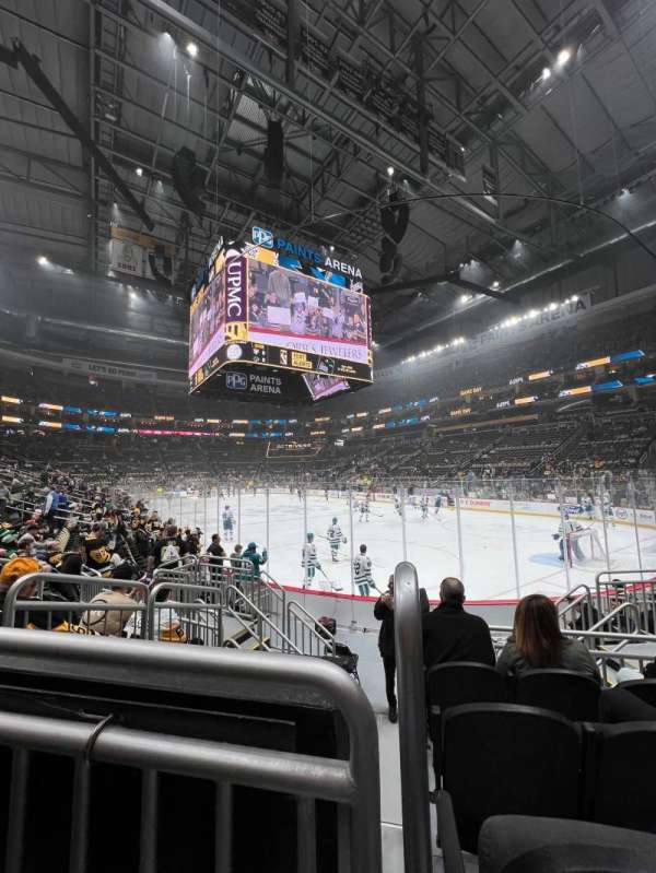 PPG Paints Arena, section: 109, row: J, seat: 6