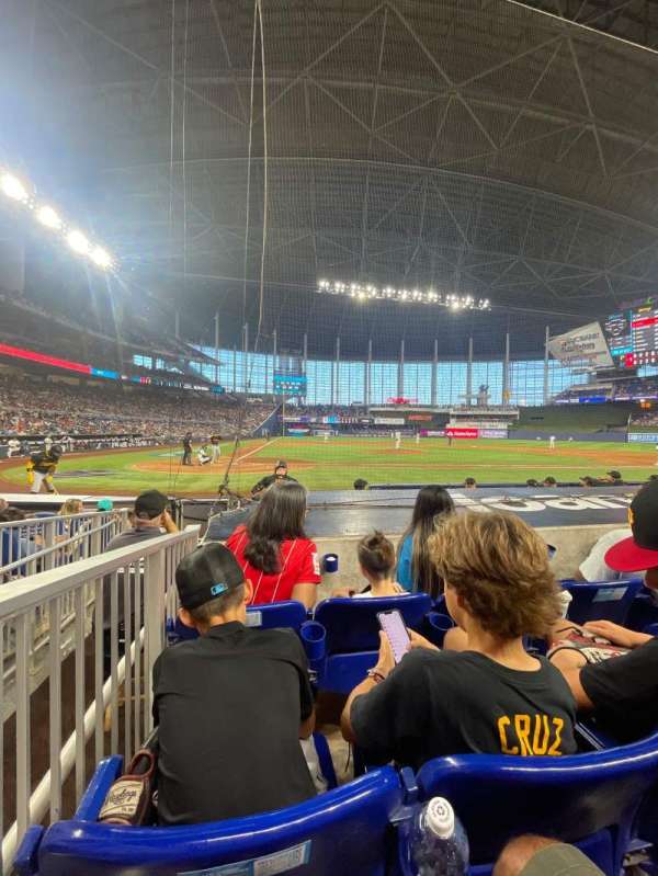 LoanDepot Park, section: 10, row: C, seat: 12