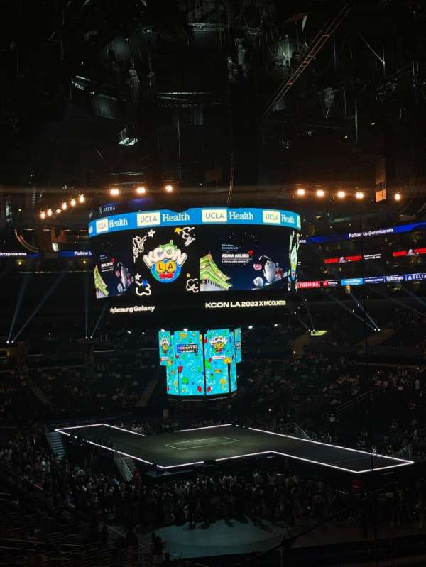 Crypto.com Arena, section: 210, row: 12, seat: 7