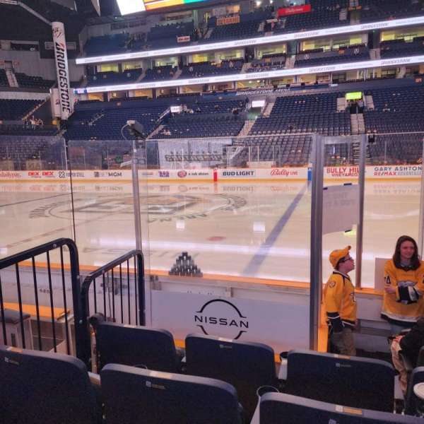 Bridgestone Arena, section: 116, row: FF, seat: 3