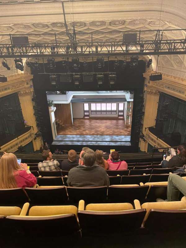 Hudson Theatre, section: Balcony C, row: H, seat: 114