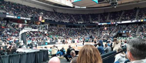 MVP Arena, section: 123, row: CC, seat: 4