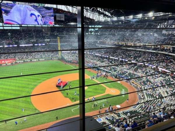 Globe Life Field, section: 306, row: 1, seat: 14