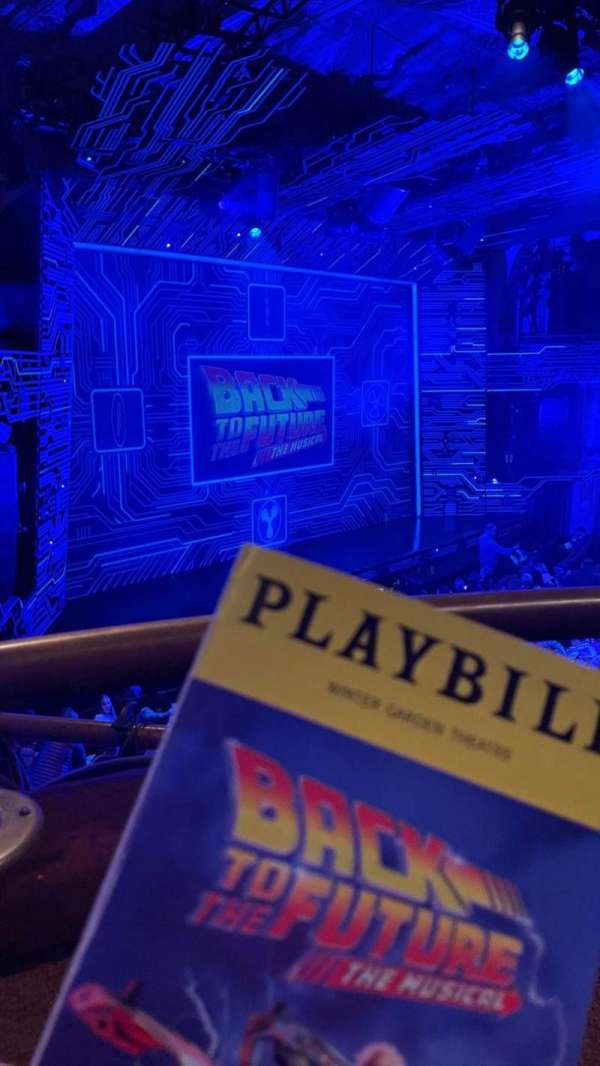 Winter Garden Theatre, section: Mezzanine l, row: A, seat: 39