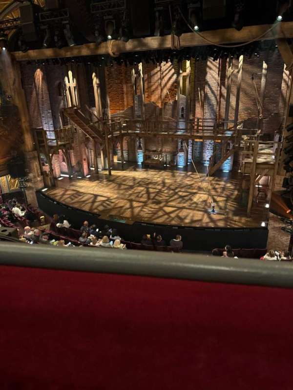Richard Rodgers Theatre, section: Front Mezzanine C, row: A, seat: 108