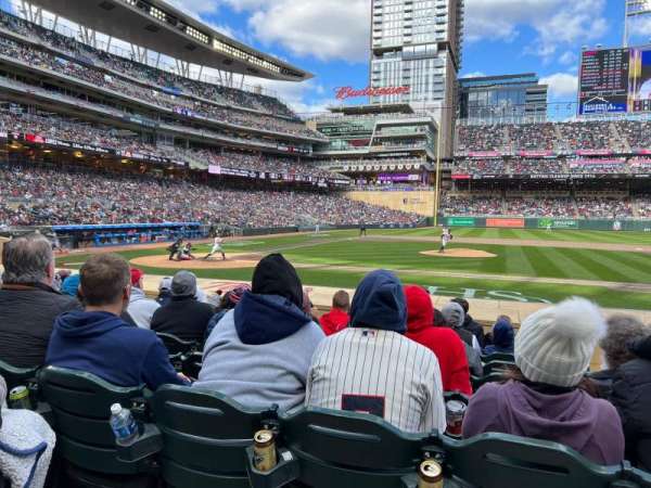 Target Field, section: 5, row: 12, seat: 2