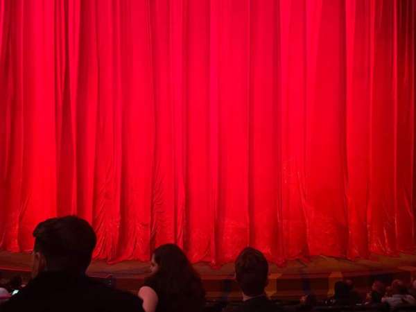 O Theatre, section: 104, row: G, seat: 5