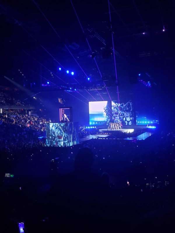 Benchmark International Arena, section: 106, row: V, seat: 9