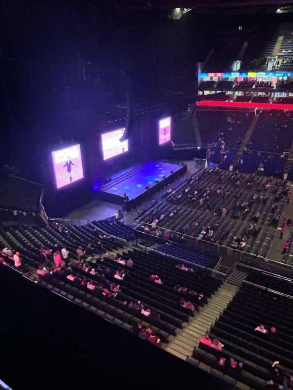 The O2, London, section: 403, row: A, seat: 510