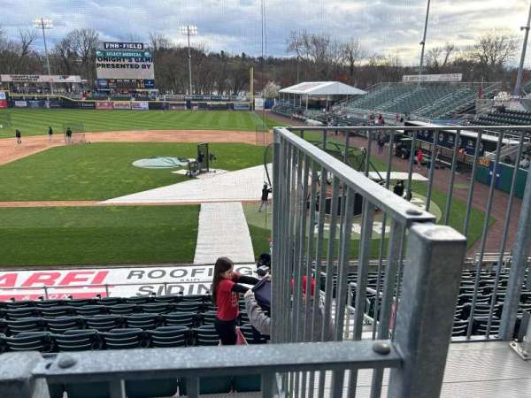 FNB Field, section: 201, row: 1, seat: 20