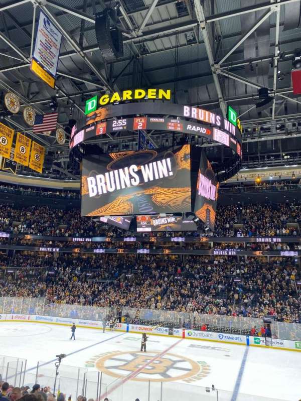 TD Garden, section: 139, row: A, seat: 5
