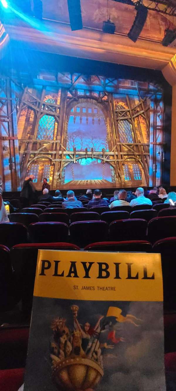 St. James Theatre, section: Orchestra C, row: K, seat: 114