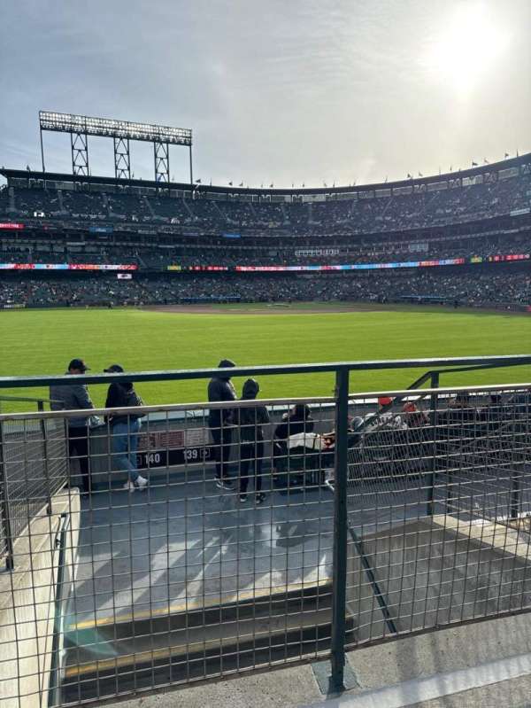 Oracle Park, section: 140, row: 7, seat: 5