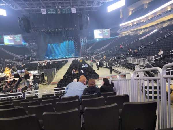 Fiserv Forum, section: 122, row: 9, seat: 3-4