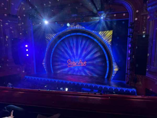 Dominion Theatre, section: Circle, row: B, seat: 14