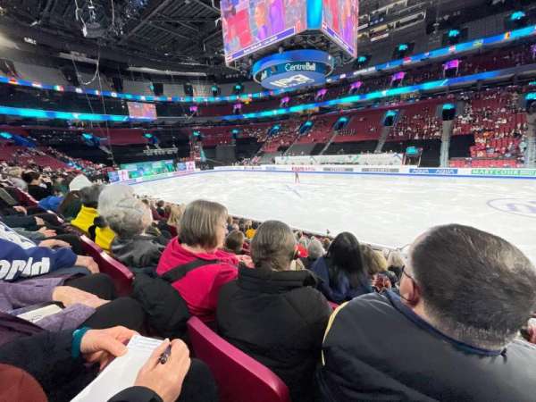 Centre Bell, section: 124, row: F, seat: 01