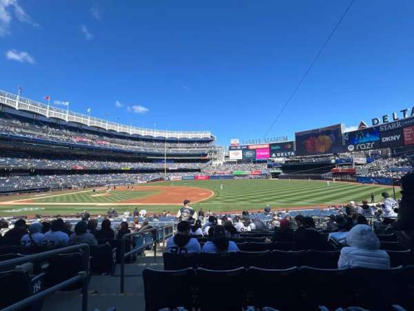 Yankee Stadium, section: 114A, row: 10, seat: 11