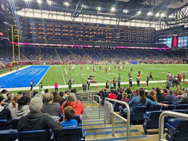 Ford Field, section: 123, row: 12, seat: 20