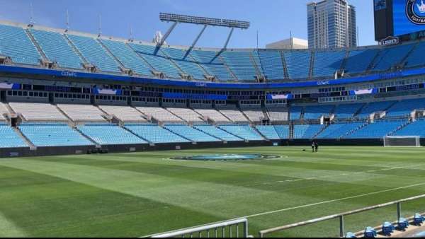 Bank of America Stadium, section: 135, row: 3, seat: 1