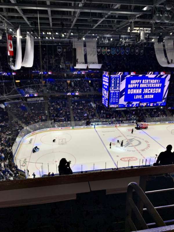 Benchmark International Arena, section: 318, row: G
