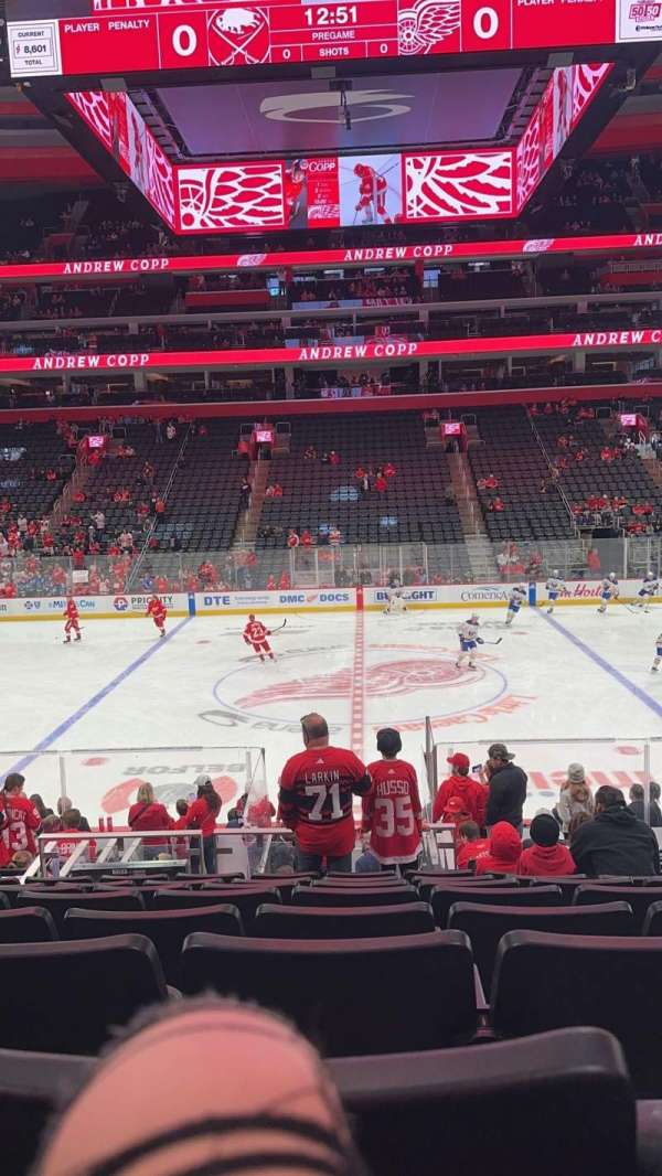 Little Caesars Arena, section: 122, row: 15, seat: 10