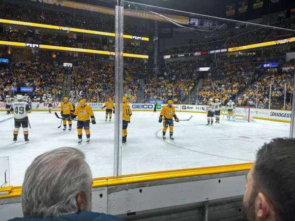 Bridgestone Arena, section: 107, row: CC, seat: 18