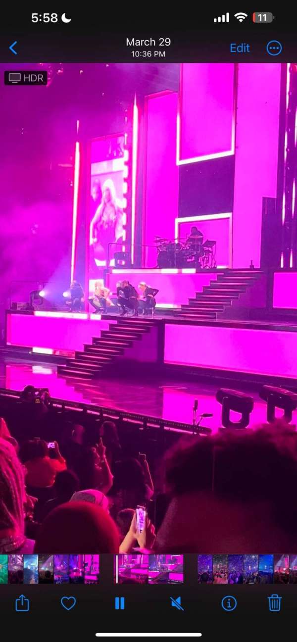 Xfinity Mobile Arena, section: 114, row: 7, seat: 11