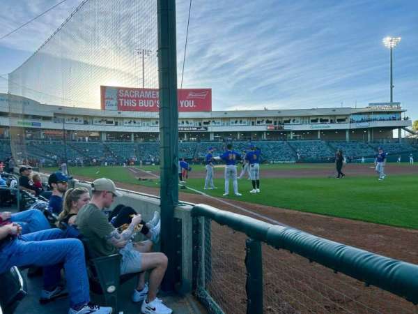 Sutter Health Park, section: 102, row: BB, seat: 5