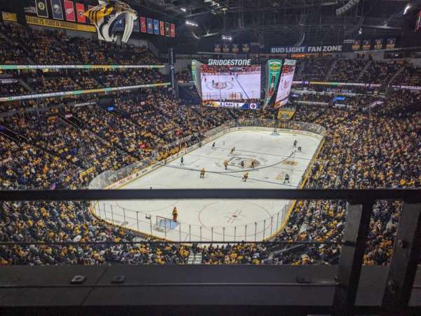 Bridgestone Arena, section: 303, row: A, seat: 8