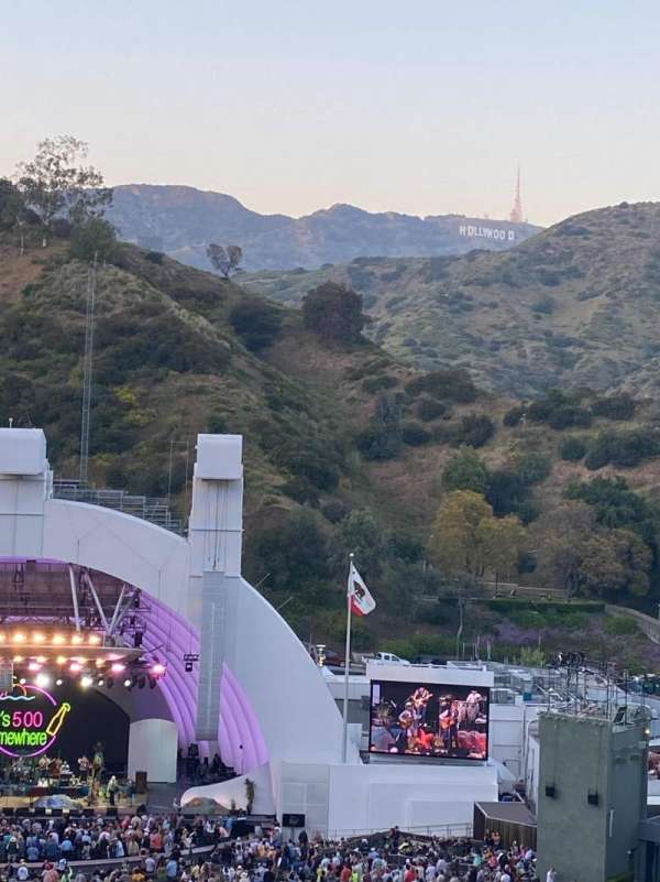 Hollywood Bowl, section: R1, row: 7, seat: 29